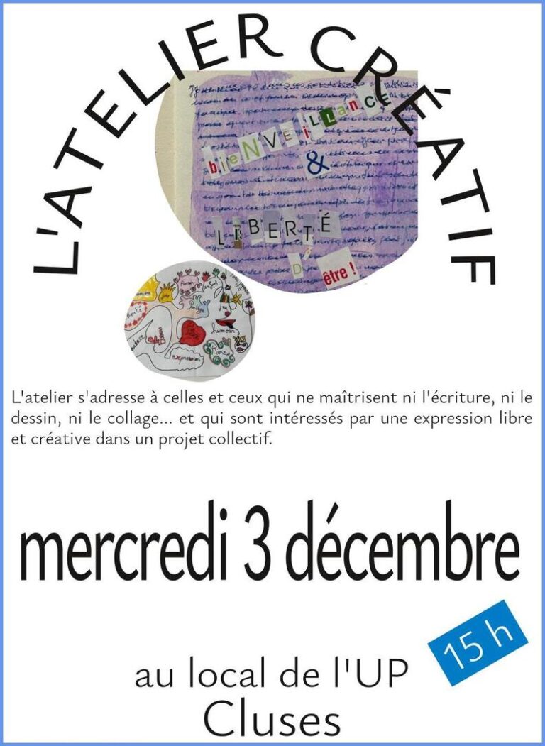 Atelier créatif