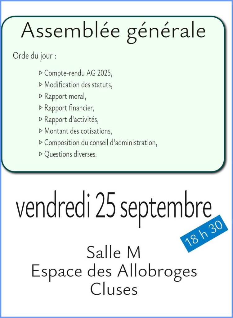 Assemblée générale 2026