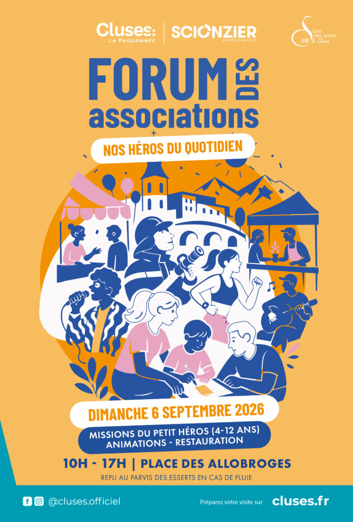 Forum des associations à Cluses, septembre 2026
